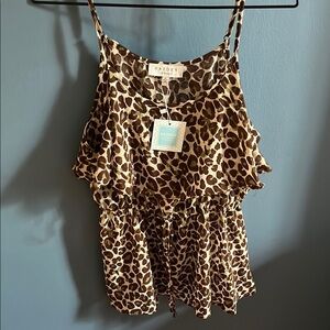 Hayden Leopard Print Women's Top